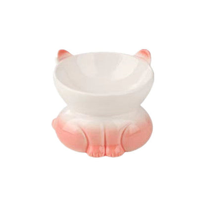 Ceramic Cat Dog Bowl Pet Supplies Drinking Water Goblet Food