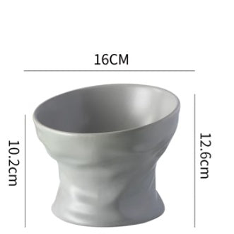 Cat Bowl High Ceramic Protection Cervical Spine Dog Food