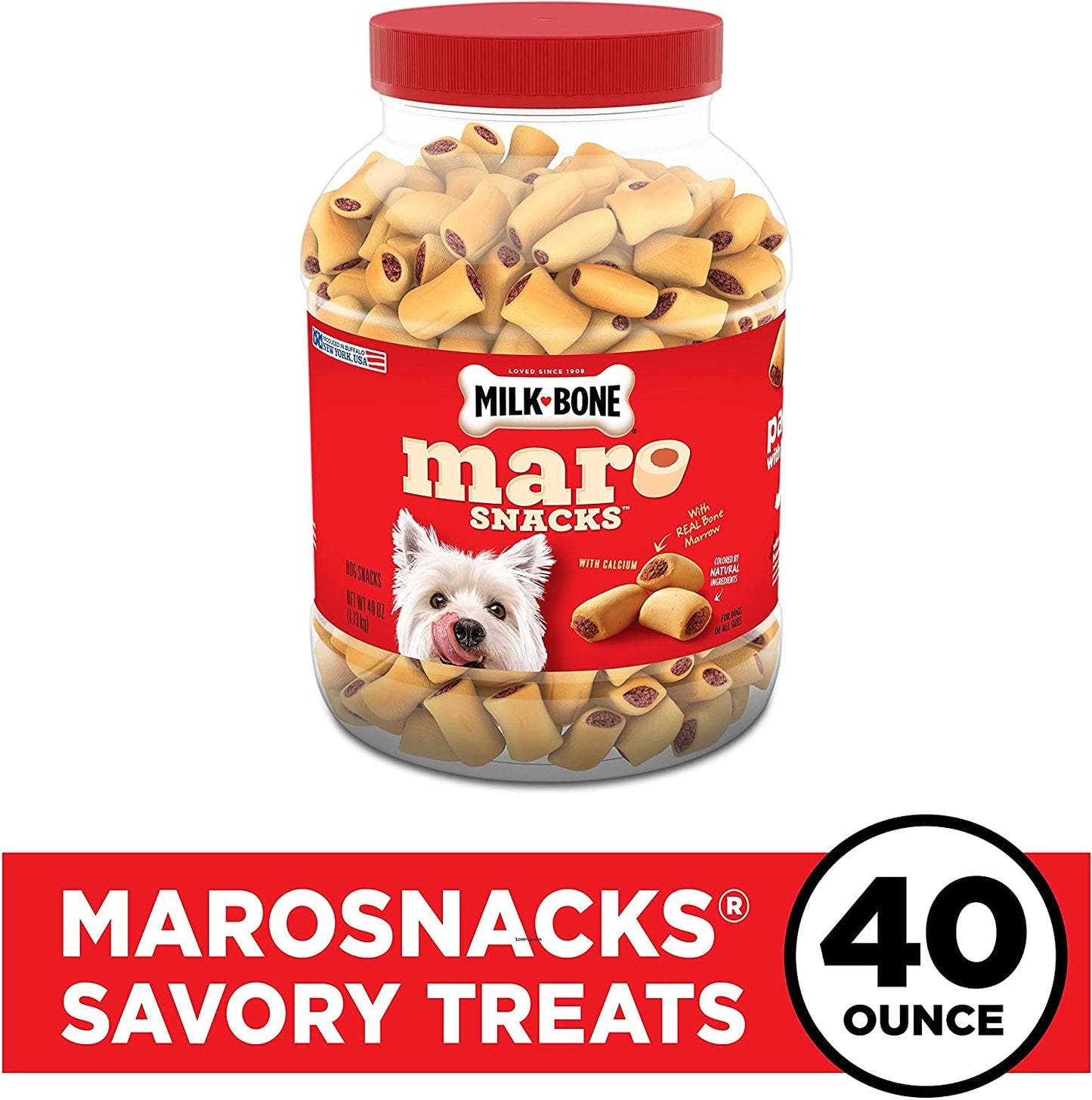 Dog Treats Crunchy Biscuits Marosnacks 40oz Value 🦴
