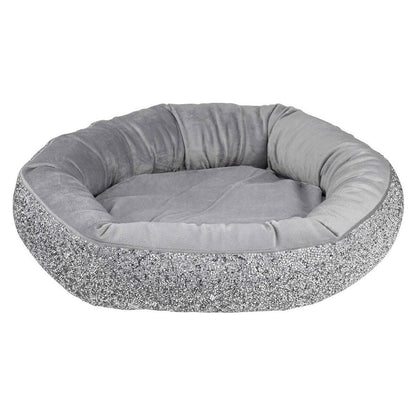 Rhinestone Round Pet Bed