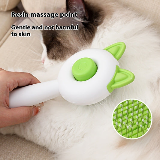 Self-Cleaning Pet Brush - Cat & Dog Hair Remover Grooming Tool