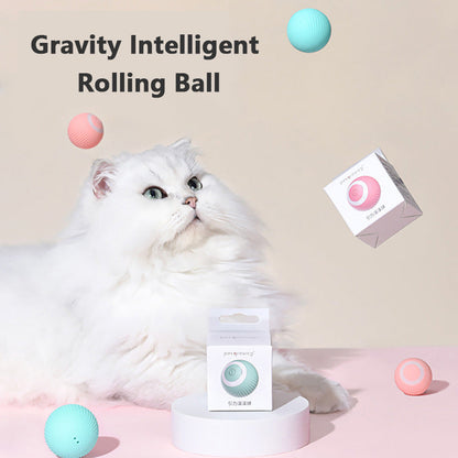 Cat Gravity Intelligent Rolling Ball Tease Toy Pet Automatic