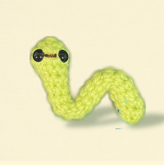 Noodle the inchworm | lightweight cat toy