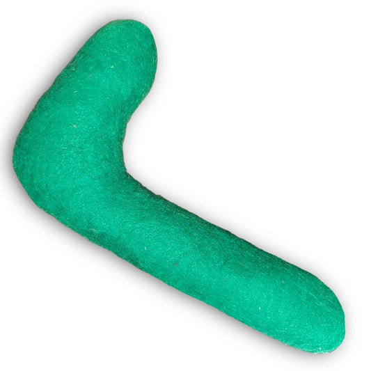 Tube Felt Dog Toy - Dog Toys - Come Here Buddy - Green - TOY/FEL/TUB/GRE