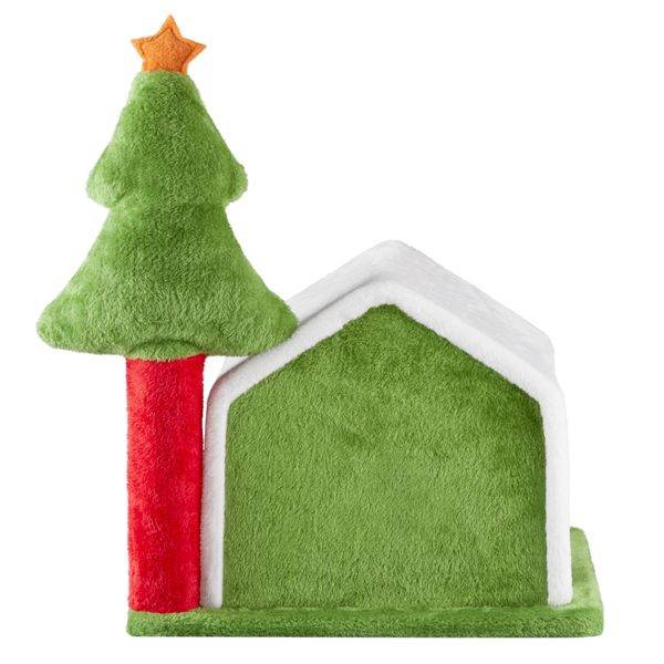Purrfect Pet Kingdom Festive Cat Bed for Winter Purrfect Pet Kingdom