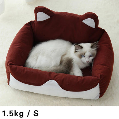Super Soft Dog Bed Plush Cushion Cats Dogs 🛏️