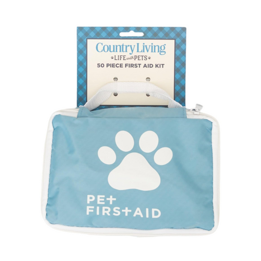 Country Living 50-Piece Pet Travel First Aid Kit for Emergencies, Safety, Adventure & On-the-Go Pet Care - Purrfect Pet Kingdom