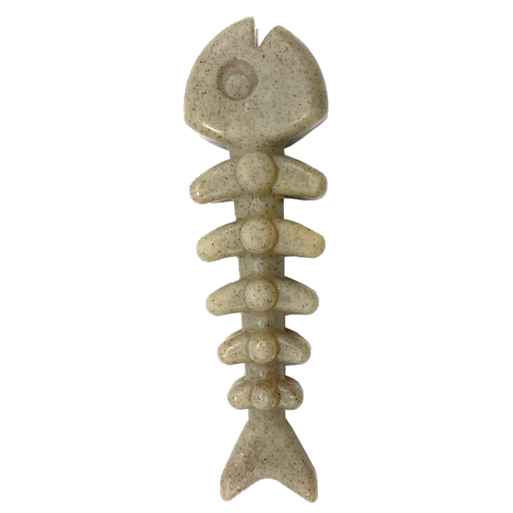 Fish Bone Nylon Dog Toy for Aggressive Chewers | USA Made |