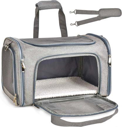 FLIPSTYLEZLLC - Dog Carrier For Small Medium Cats Puppies Up To 15 Lbs  Carrier Soft Sided, Collapsible Travel Puppy Carri...