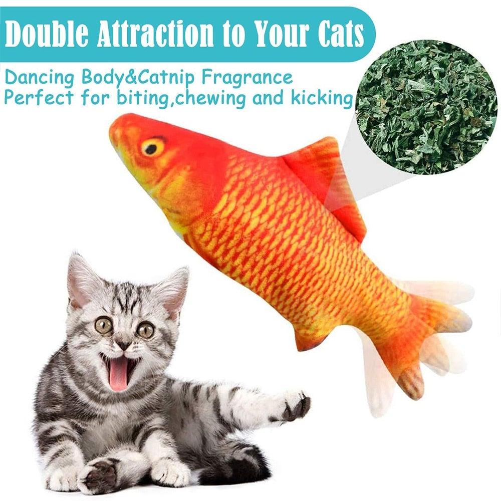 Floppy Fish Cat Toy Moving Fish Toy for Cats Interactive Flopping