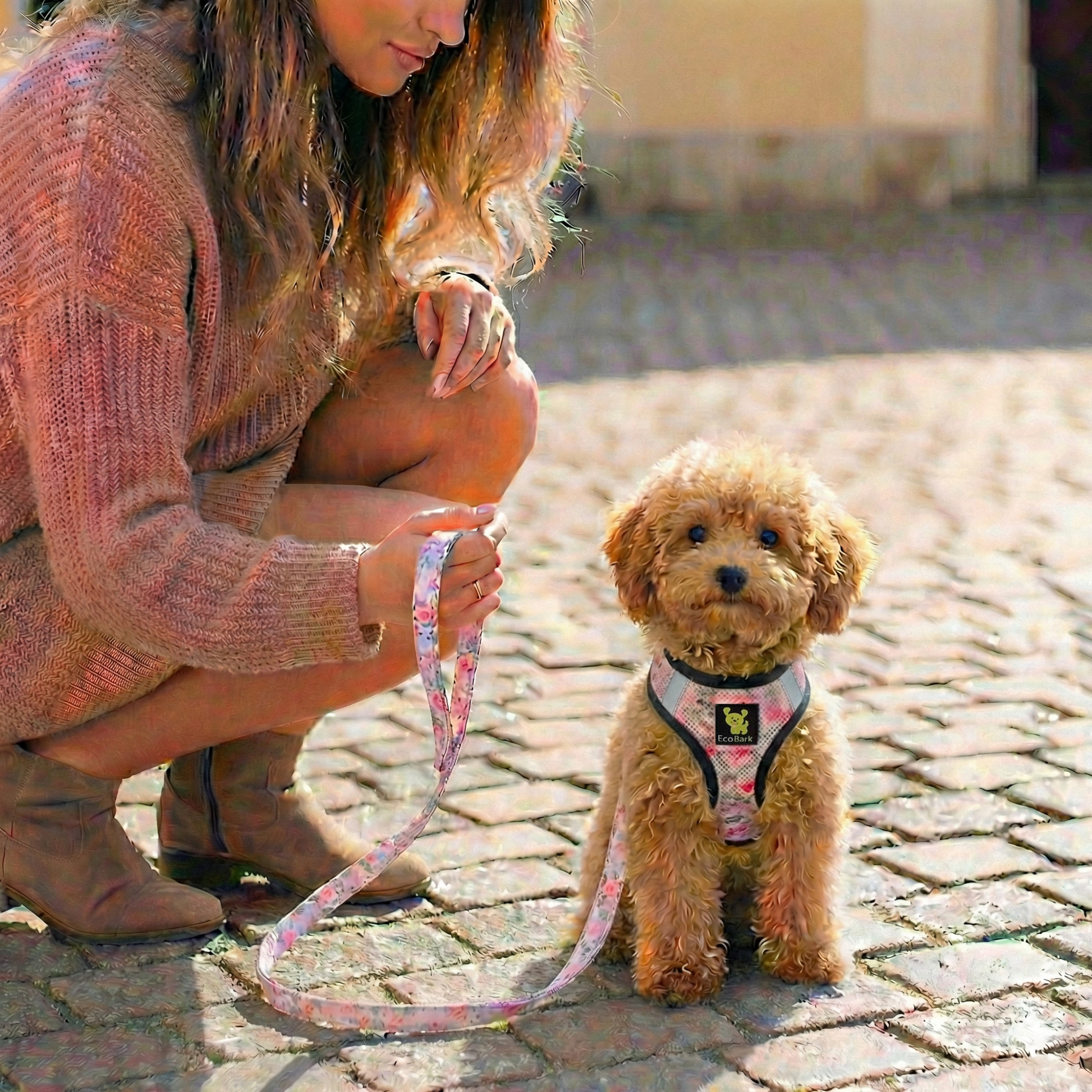 Dog Harness EcoBark Step In Harness XXXS to Small Breeds- - detail product image for dog harness