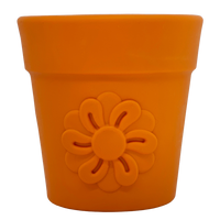 Large Flower Pot eCup Dog Treat Dispenser | Durable USA-Made Enrichment Toy | SodaPup