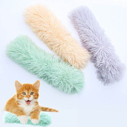 Purrfect Pet Kingdom Fluffy Cat Toy for Indoor Cats Grey Purrfect Pet Kingdom