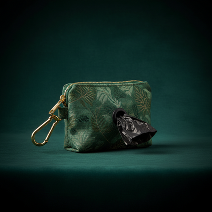 Dog Waste Bag Dispenser Pouch — 15 Styles with Roll Included