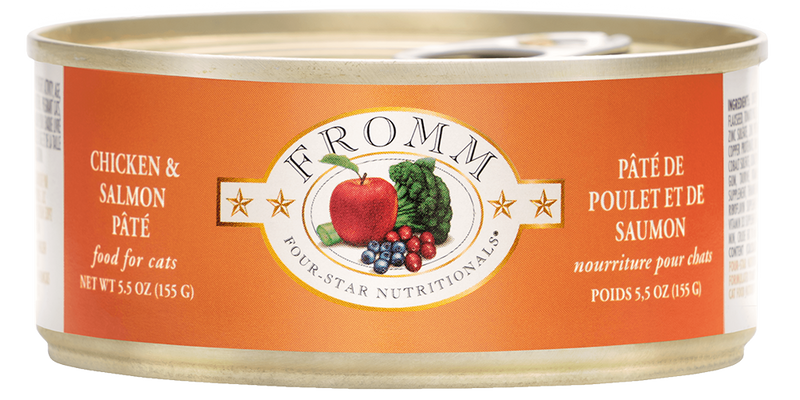 Fromm 4 Star Chicken and Salmon Cat Pate (5.5oz)