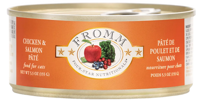 Fromm - Fromm 4 Star Chicken and Salmon Cat Pate (5.5oz) - Wet Cat Food