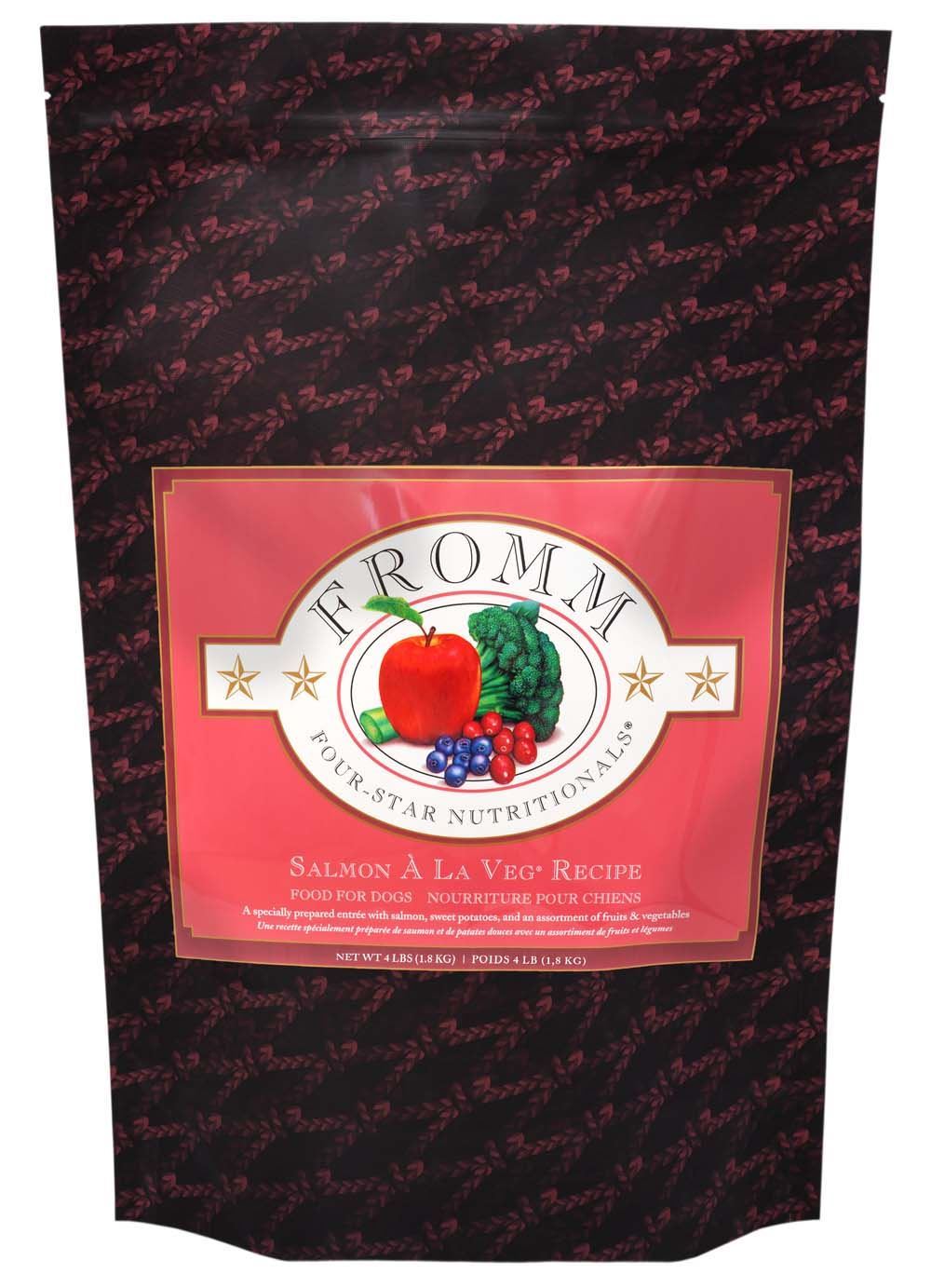 Fromm 4 Star All Life Stages Salmon A La Veg Dry Dog Food - Fromm Dry Dog Food - The Family Pet