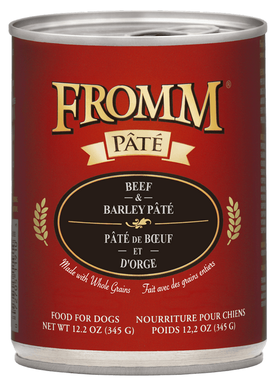 Fromm All Life Stages Beef & Barley Wet Dog Can (12.2oz) - Fromm Wet Dog Food - The Family Pet