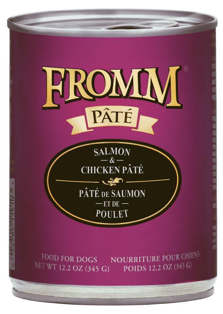 Fromm All Life Stages Salmon & Chicken Pate Wet Dog Can (12.2oz) - Fromm Wet Dog Food - The Family Pet
