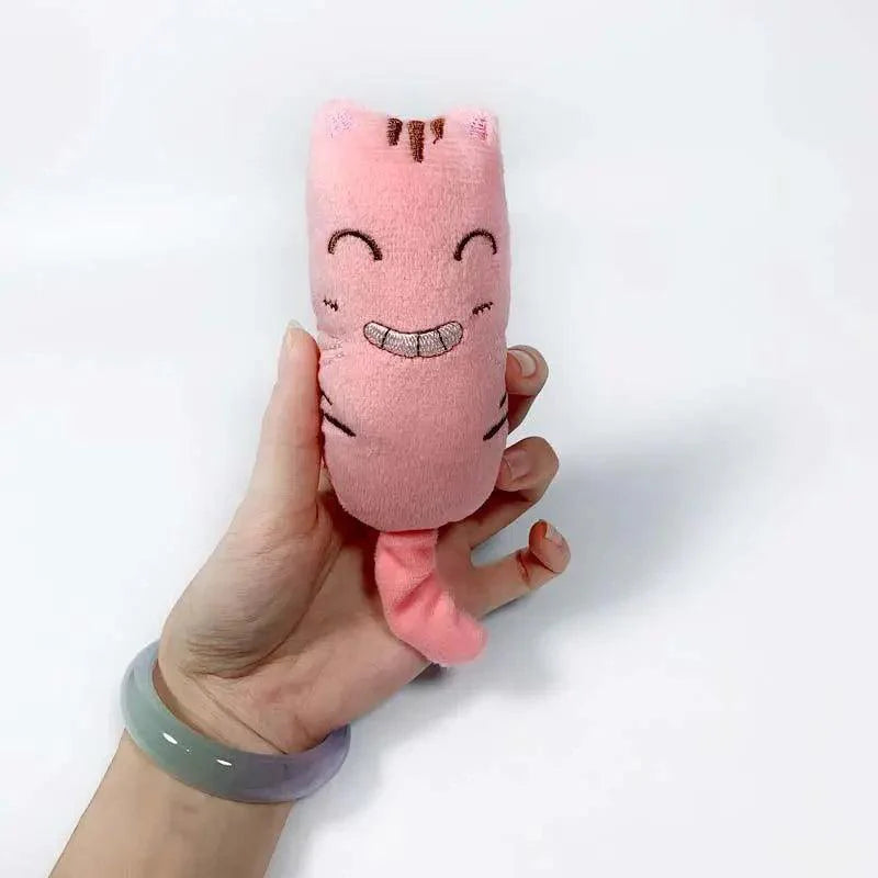 Funny Colorful Teeth Grinding Catnip Toys Cute Kitten Chewing Toy Stuffed Toys For Pets Soft Cat Toys