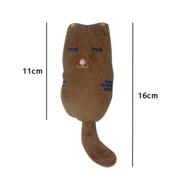 Funny Colorful Teeth Grinding Catnip Toys Cute Kitten Chewing Toy Stuffed Toys For Pets Soft Cat Toys