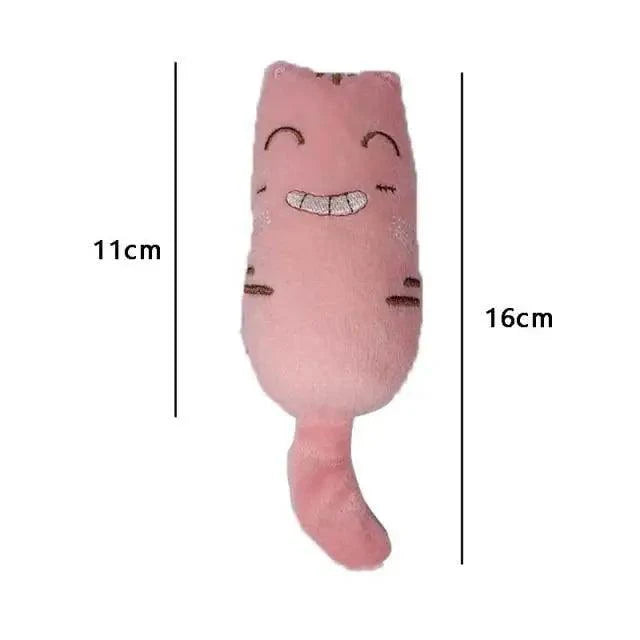 Funny Colorful Teeth Grinding Catnip Toys Cute Kitten Chewing Toy Stuffed Toys For Pets Soft Cat Toys