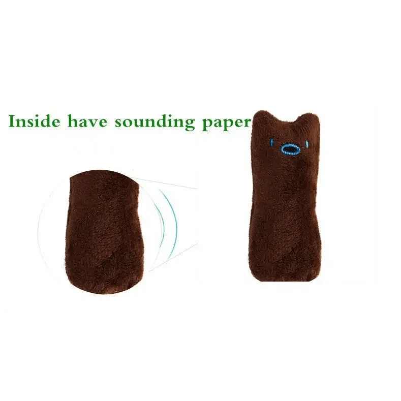 Funny Colorful Teeth Grinding Catnip Toys Cute Kitten Chewing Toy Stuffed Toys For Pets Soft Cat Toys