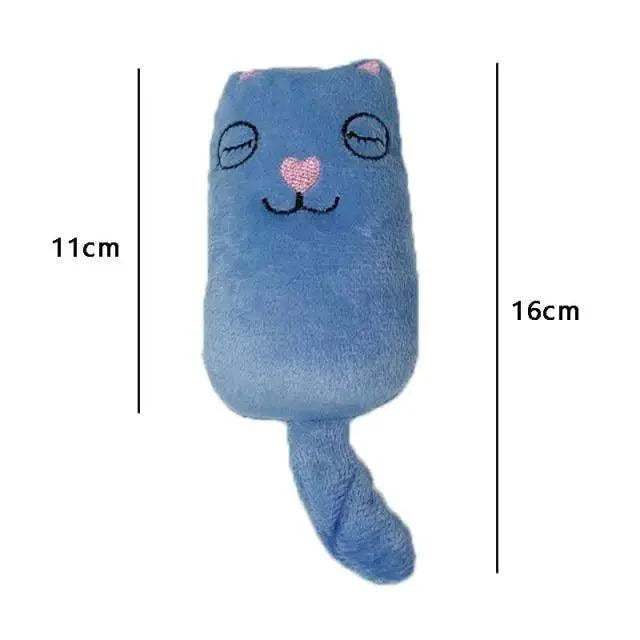 Funny Colorful Teeth Grinding Catnip Toys Cute Kitten Chewing Toy Stuffed Toys For Pets Soft Cat Toys