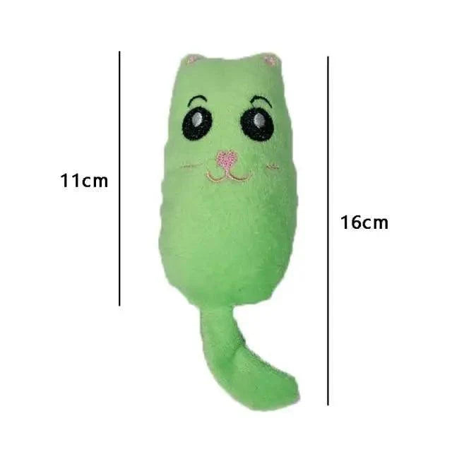 Funny Colorful Teeth Grinding Catnip Toys Cute Kitten Chewing Toy Stuffed Toys For Pets Soft Cat Toys