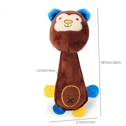 Purrfect Pet Kingdom Funny Dog Squeaky Toy Plush Set Purrfect Pet Kingdom