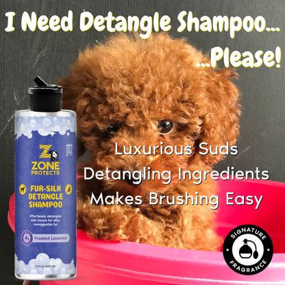 Lavender Detangling Shampoo for Silky Soft Pet Coat Grooming