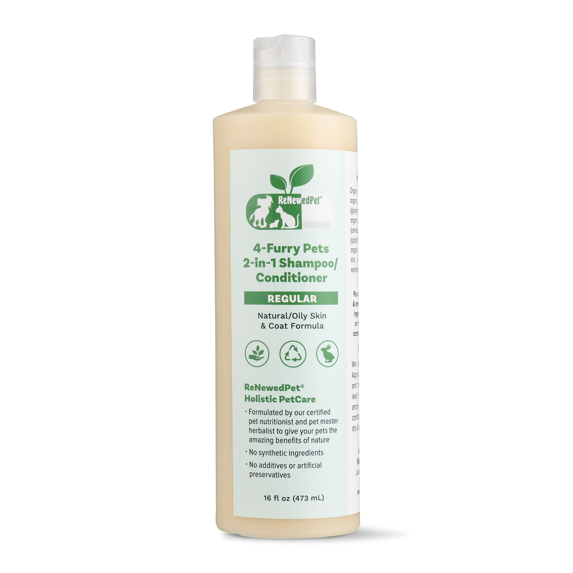 4 - FURRY PETS 2 - IN - 1 *REGULAR SHAMPOO & CONDITIONER - 4 Furry Friends - ReNewedPet