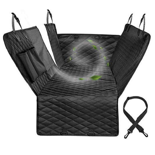 Purrfect Pet Kingdom Waterproof Pet Car Seat Cover 143x152cm Black Purrfect Pet Kingdom