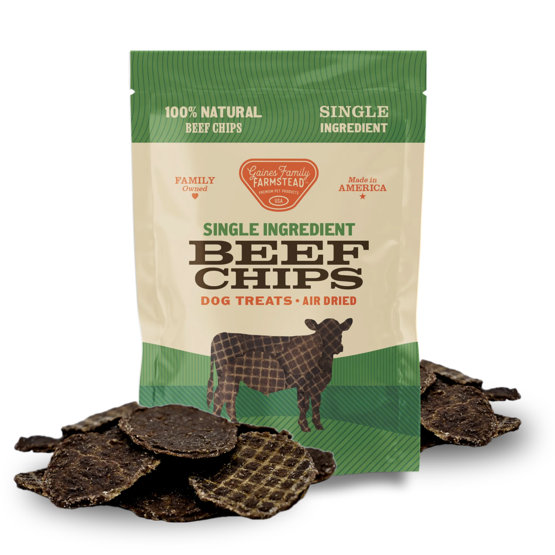 Gaines Family Farmstead - Beef Chips - Dog Treats