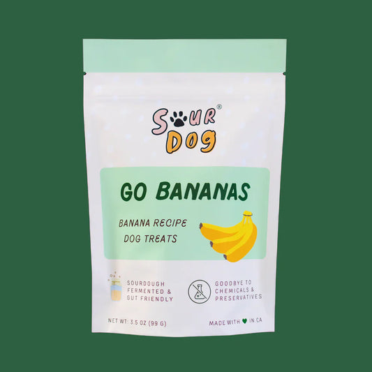 Sour Dog Go Bananas Banana Dog Treats 3 5Oz dog treats - main product image