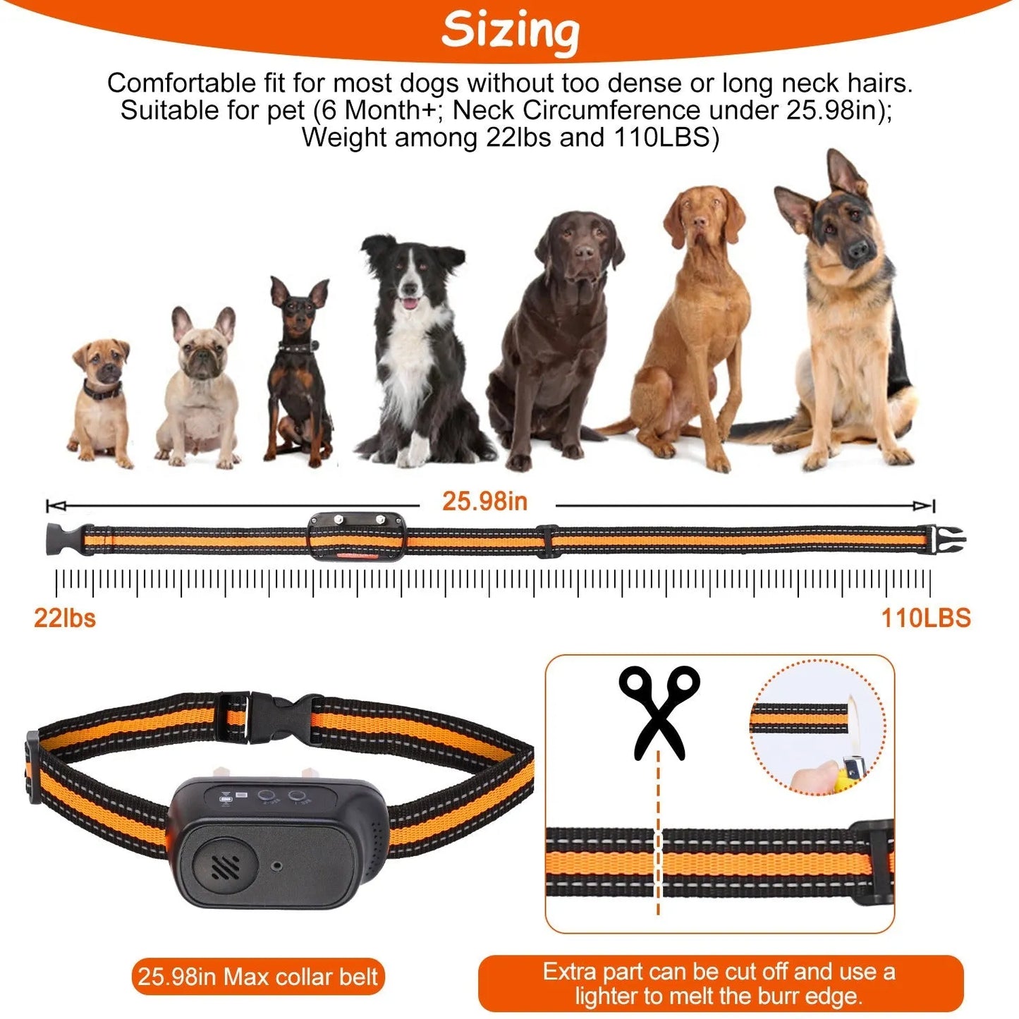 GBruno 984FT Dog Training Collar in black, by GBruno Store, ideal for effective dog training, priced at $63.99.