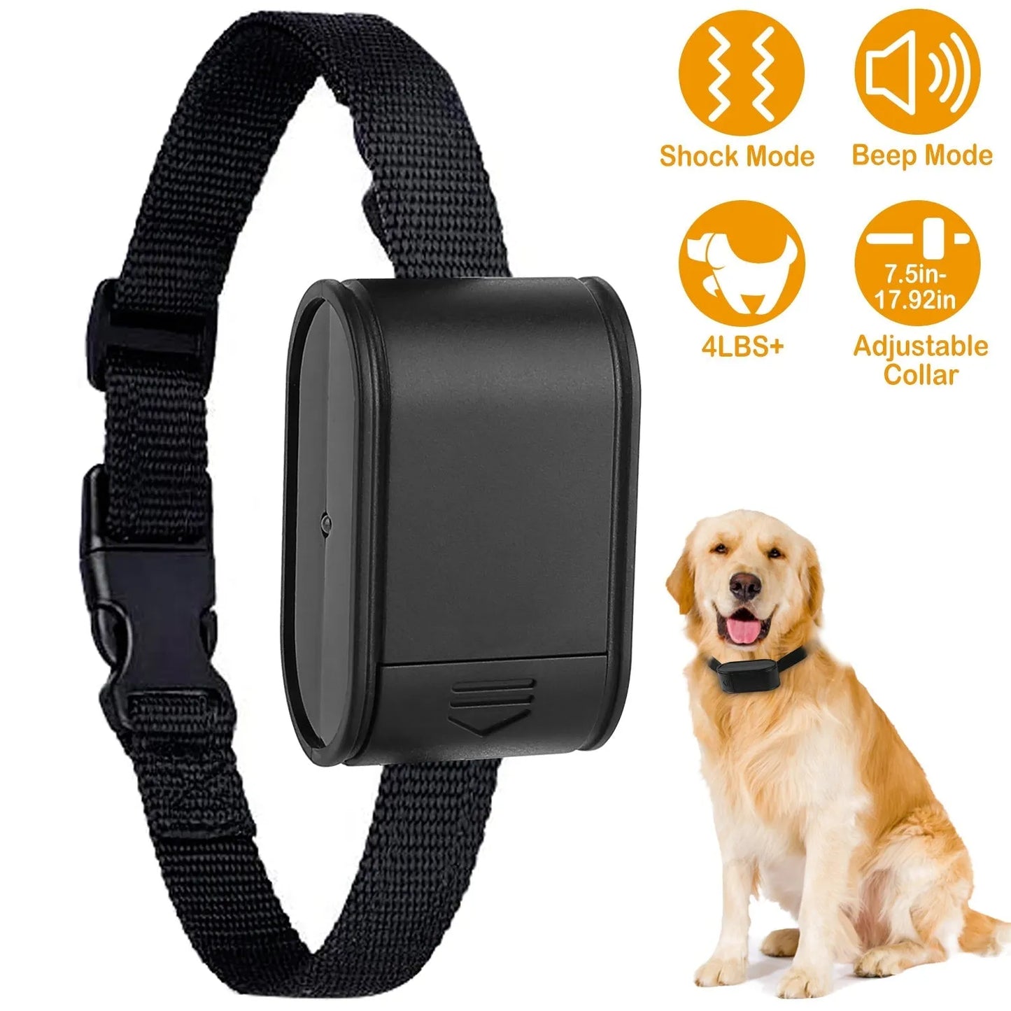 GBruno Electric Dog Collar Receiver in black, ideal for training dogs; available for $34.99 at GBruno Store.