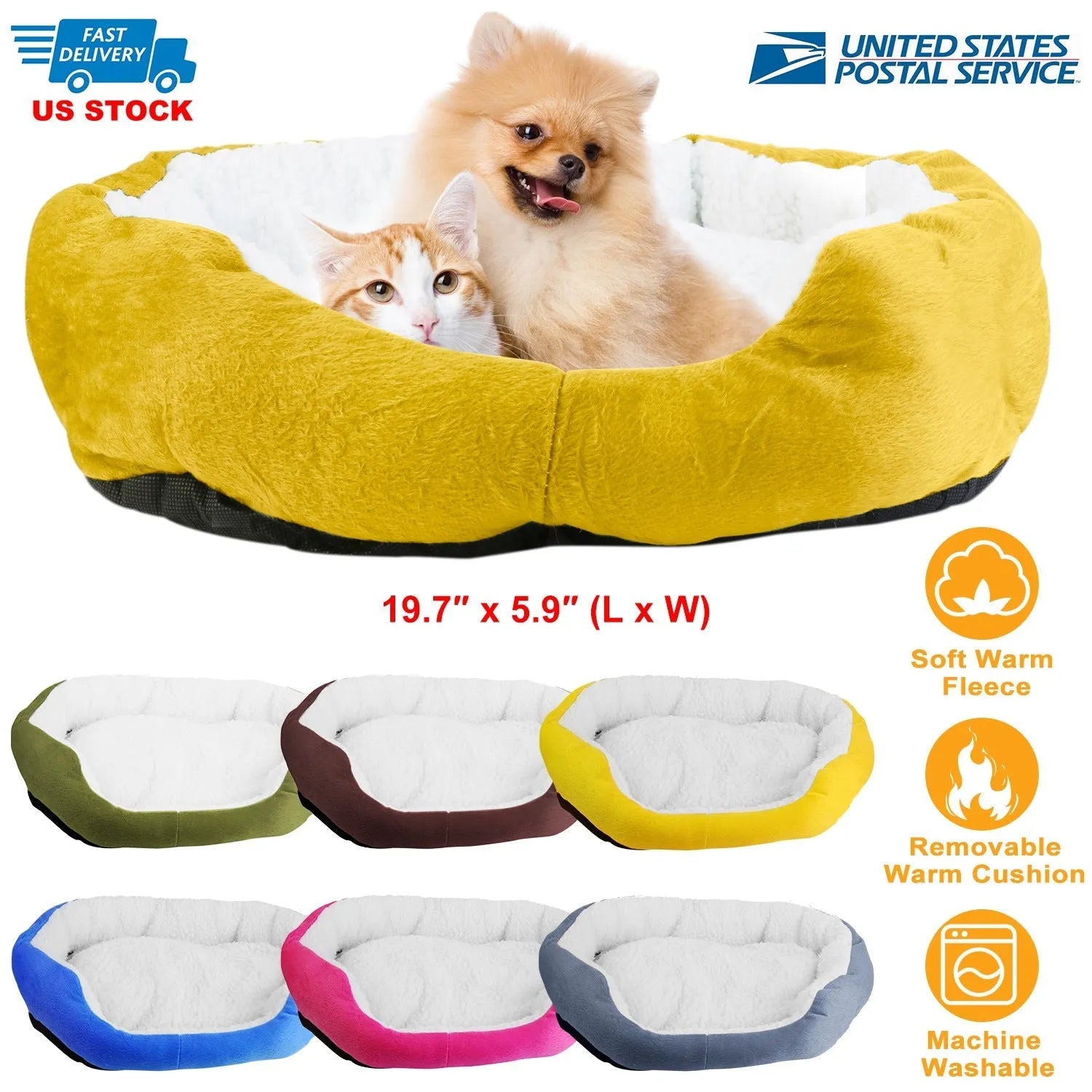 GBruno Pet Dog Bed by GBruno Store in cozy gray, perfect for small to medium dogs, priced at $25.99. Ideal dog supplies.