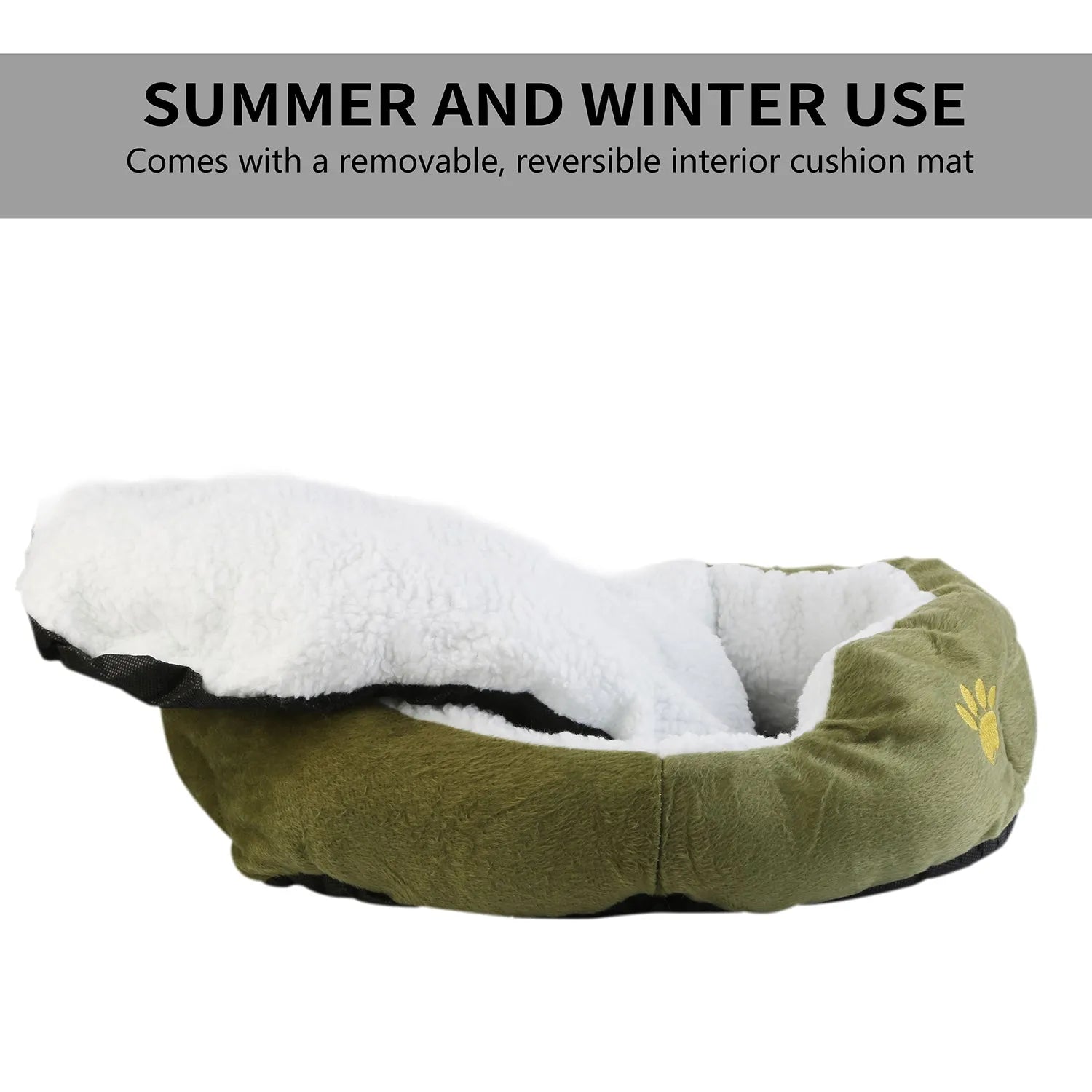 GBruno Pet Dog Bed by GBruno Store in cozy grey, perfect for small to medium dogs, priced at $25.99 for ultimate comfort.