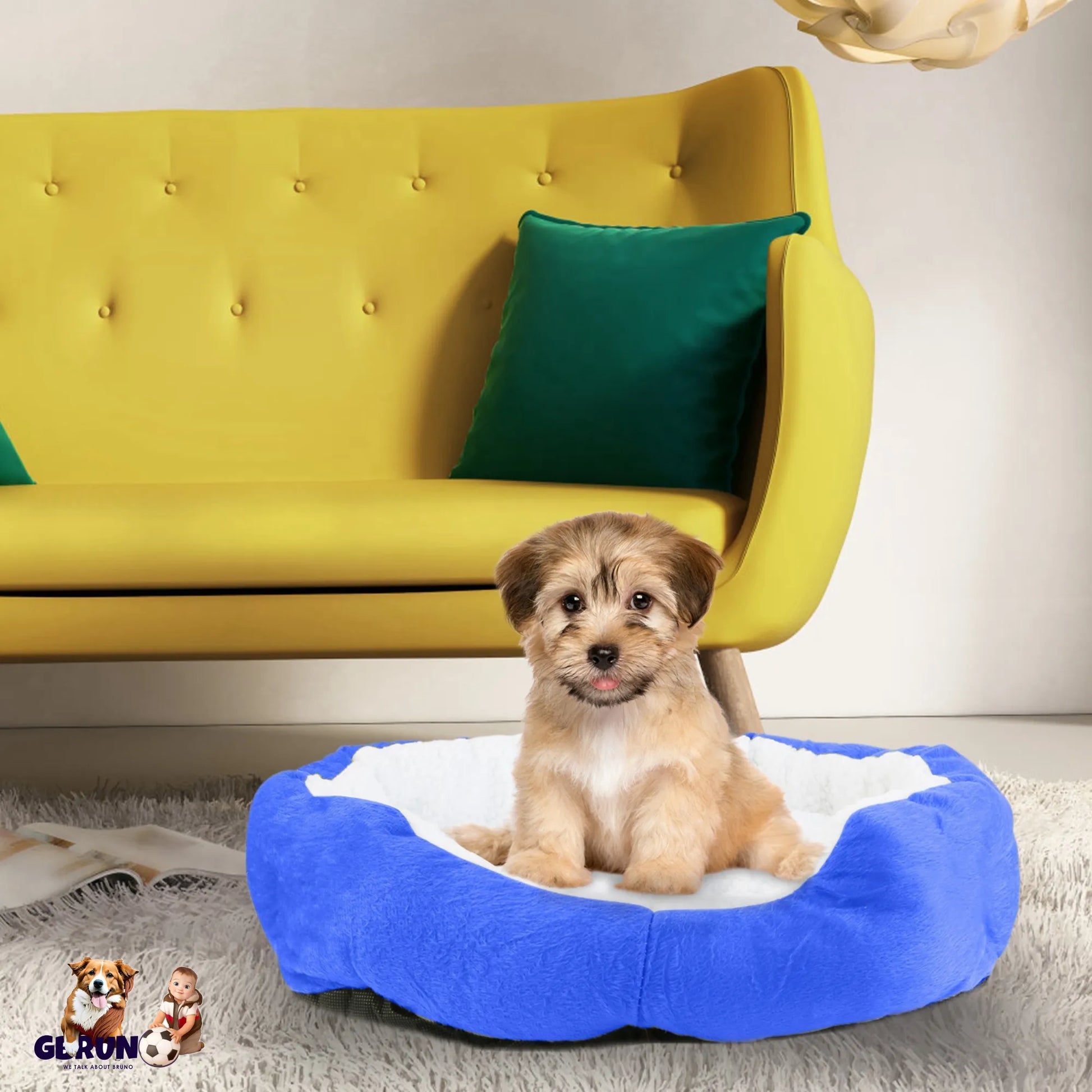 GBruno Pet Dog Bed by GBruno Store, cozy and stylish, perfect for dogs and cats, priced at $26.99.