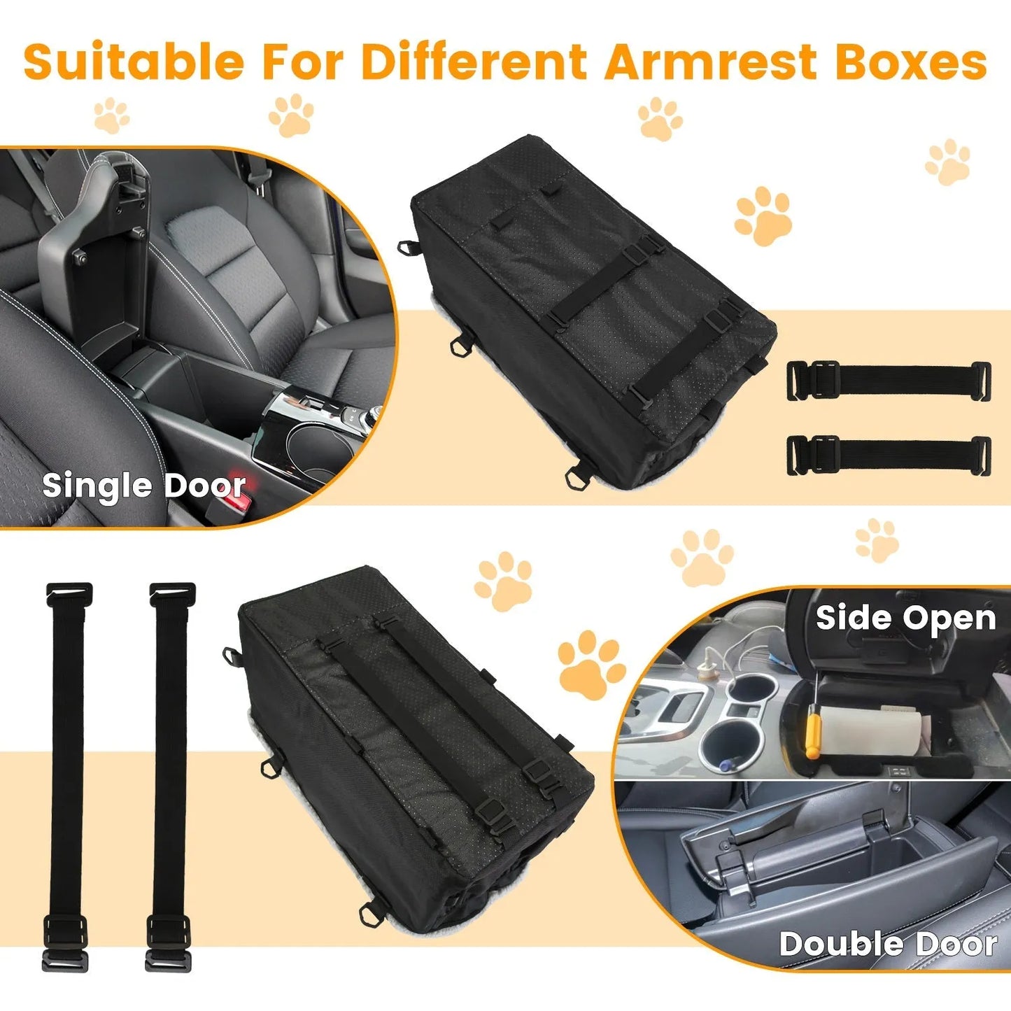 GBruno Small Dog Car Seat in black, perfect for back seat protection, ideal for small dogs, priced at $39.99.