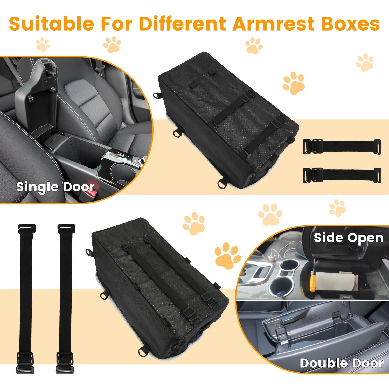 GBruno Small Dog Car Seat in black, perfect for small dogs, by GBruno Store, priced at $39.99, ideal back seat cover for p...