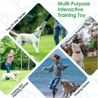 GBruno Store - 2Pcs Squeaky Dog Toys No Stuffing Crinkle Plush Octopus Dog