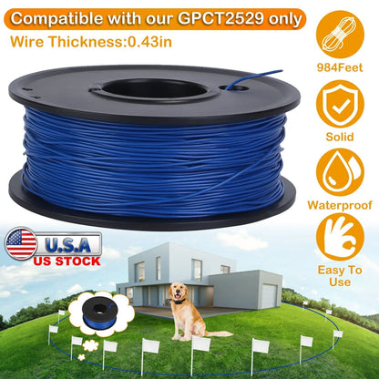 GBruno Store - 656 Feet 0.43in Dog Fence Wire Copper Boundary Wire for