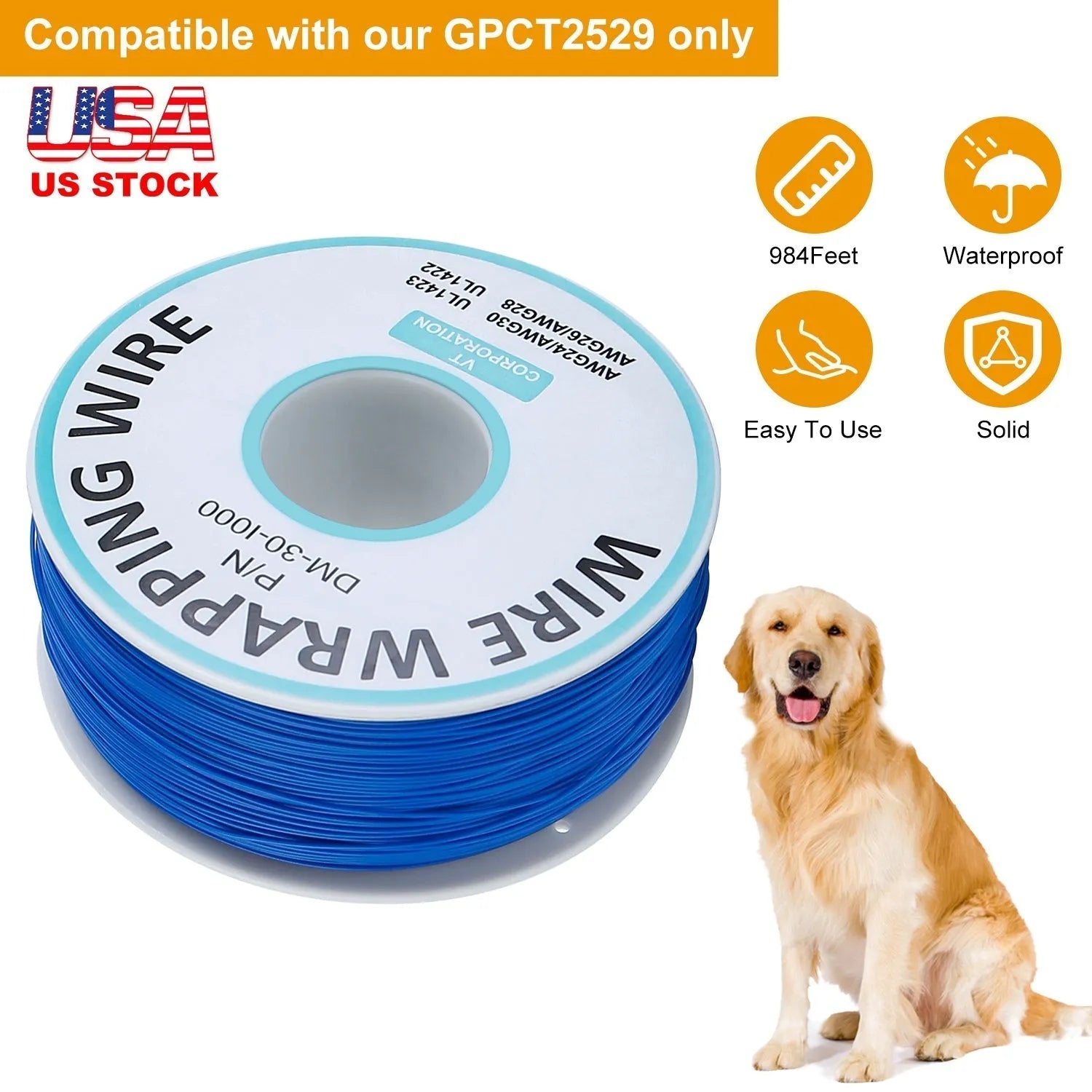 GBruno Store - 984 Feet 0.2in Dog Fence Wire Aluminum Boundary Wire for