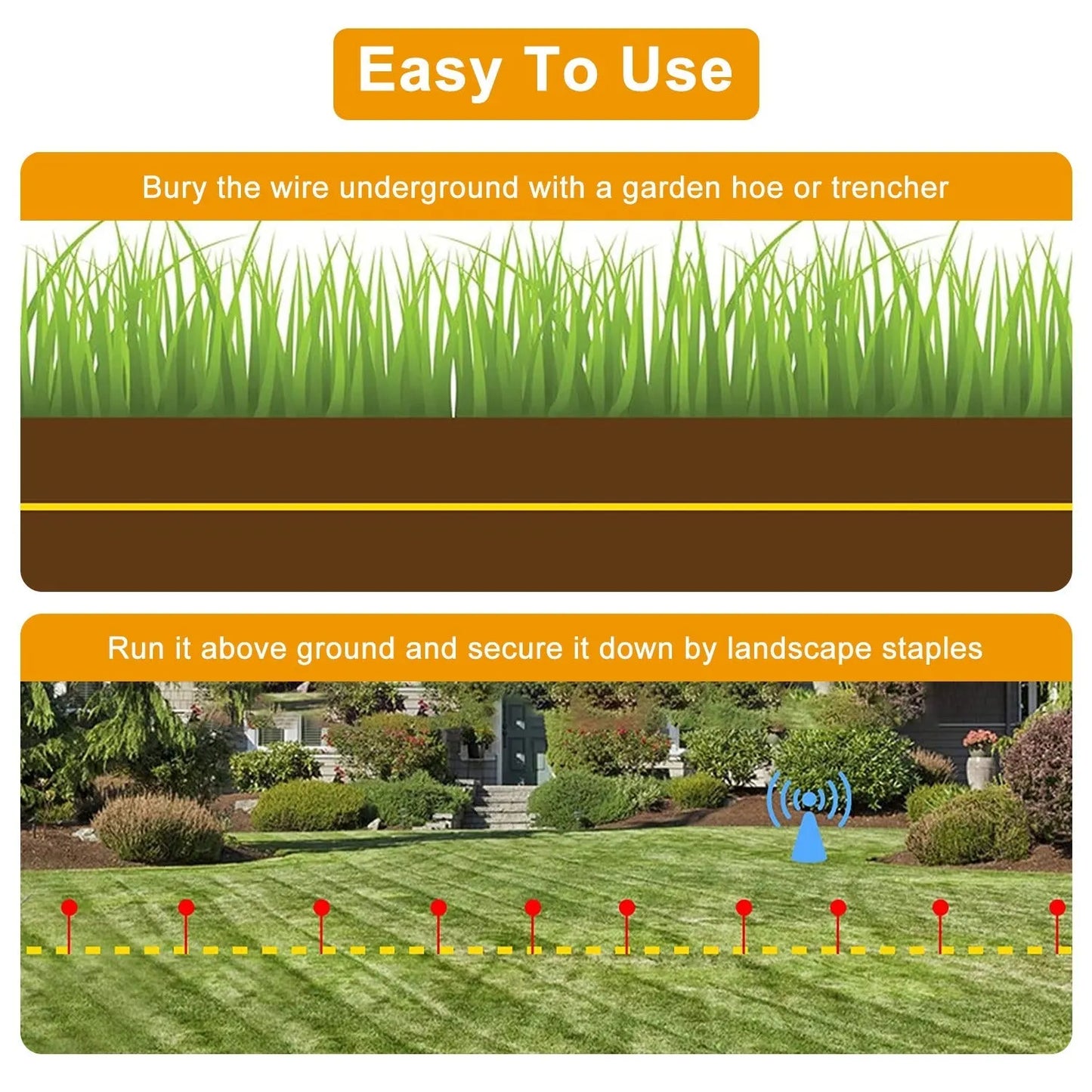 GBruno Store - 984 Feet 0.2in Dog Fence Wire Aluminum Boundary Wire for