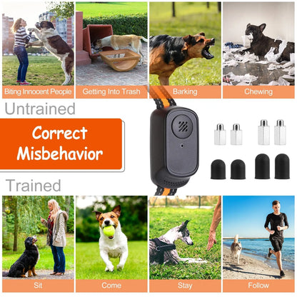 GBruno Store - 984FT Dog Training Collar IP65 Waterproof Pet Beep Vibration