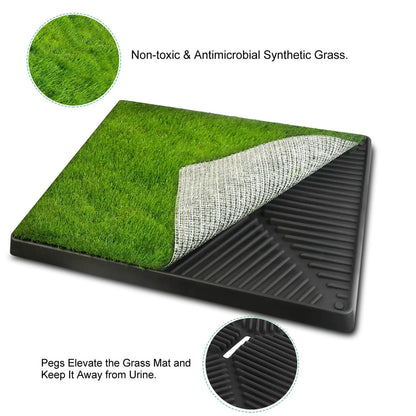 GBruno Store - Dog Potty Training Artificial Grass Pad Pet Cat Toilet