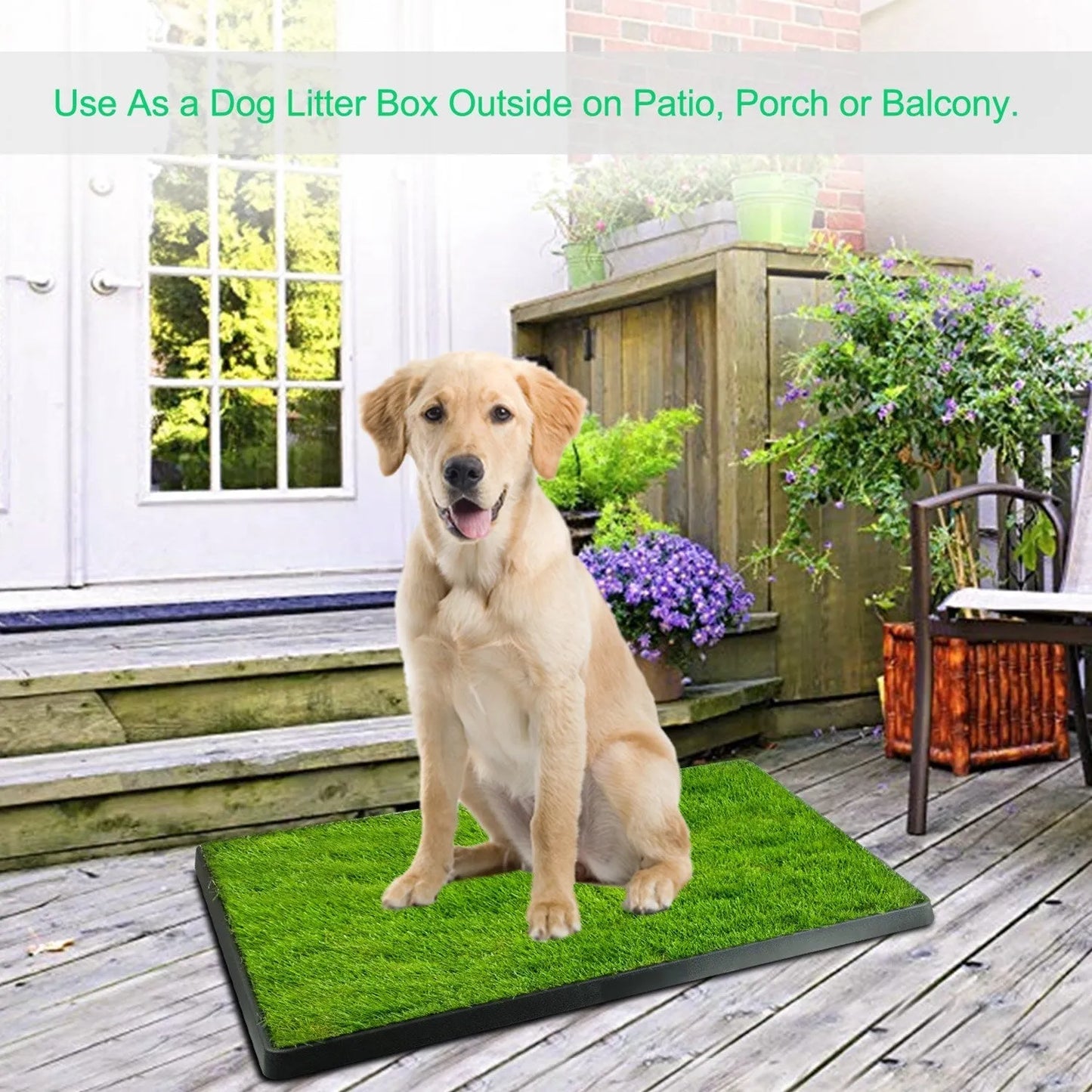 GBruno Store - Dog Potty Training Artificial Grass Pad Pet Cat Toilet