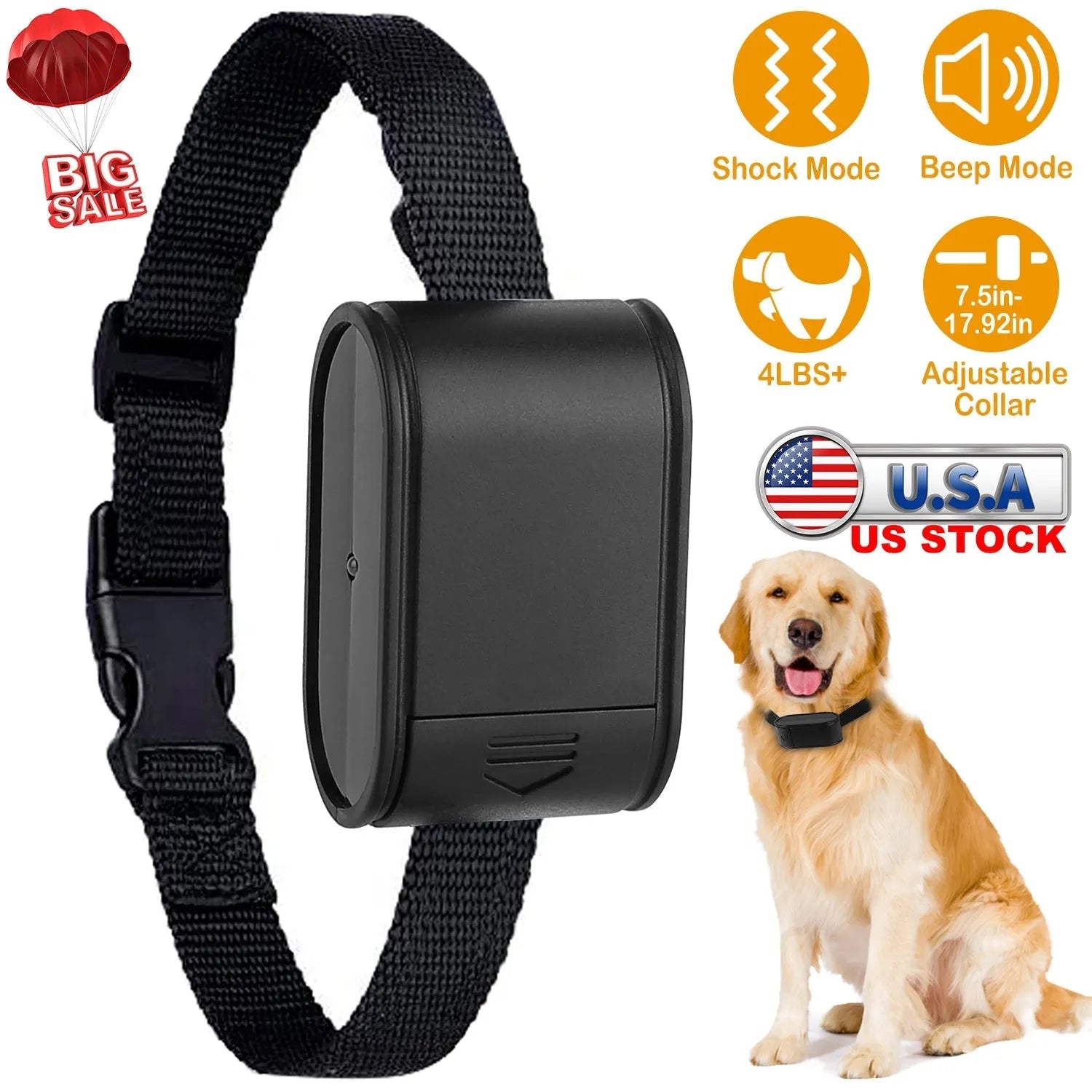 GBruno Store - Electric Dog Collar Receiver Anti-Bark Dog Deterrent